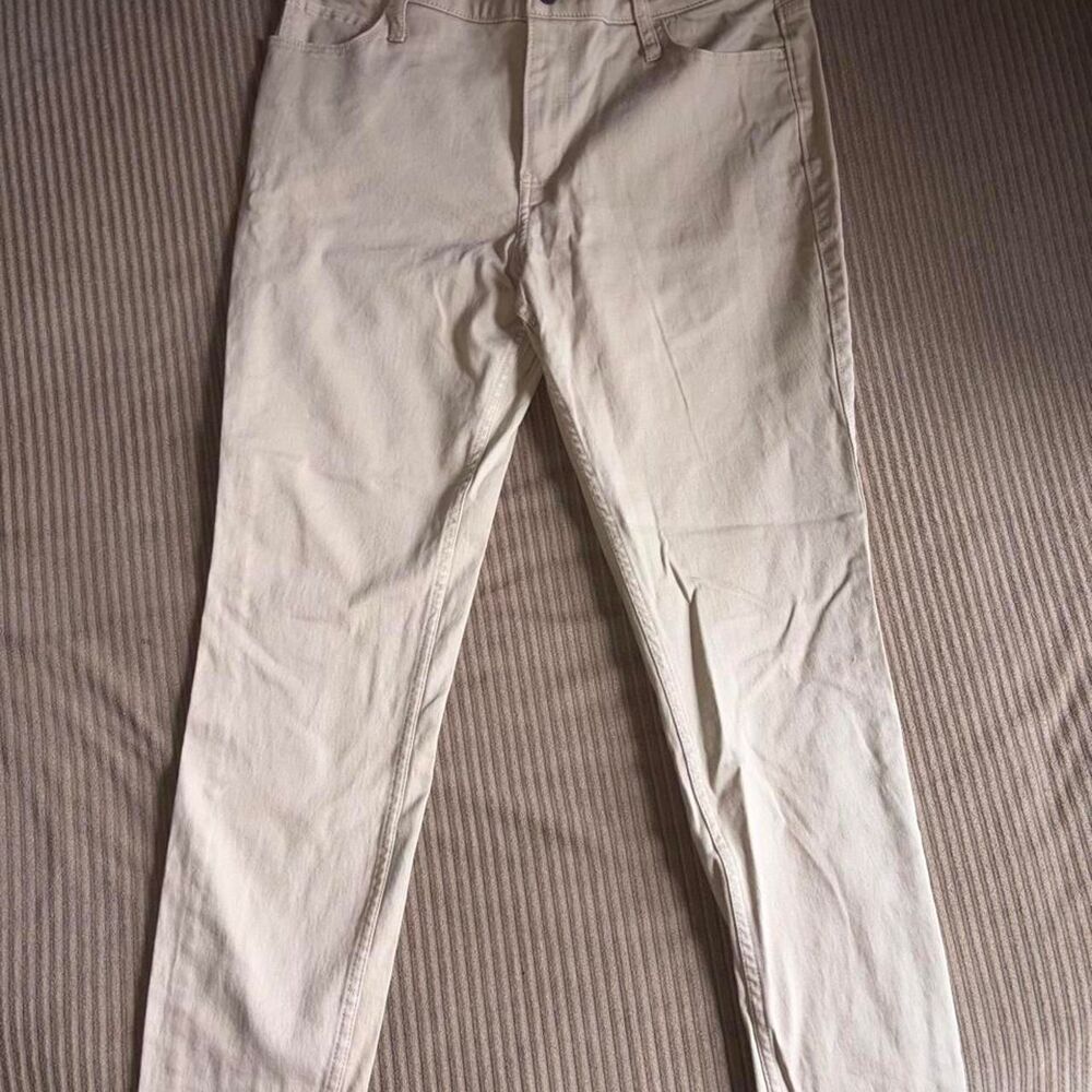 Hollister-co Women's White and Cream Jeans